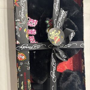 Ed Hardy Black and Red Gift Set with Signature Design